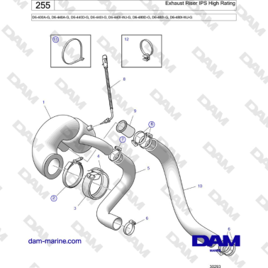 Volvo Penta D4-440 - Riser...