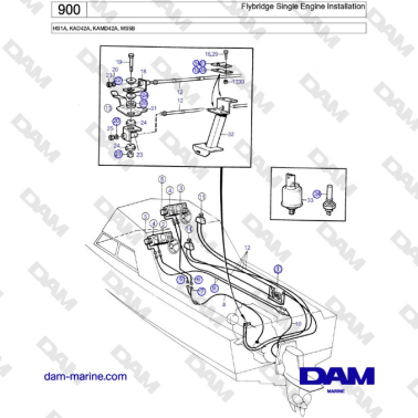 Volvo Penta HS1A, KAD42A,...