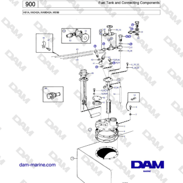 Volvo Penta HS1A, KAD42A,...