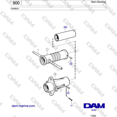 Volvo Penta KAMD42A -...