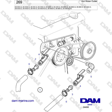 Volvo Penta D6-440 - Uscita...
