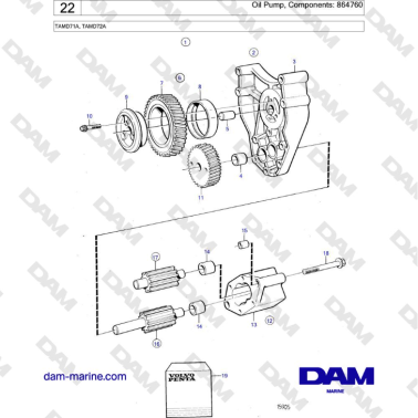 Volvo Penta TAMD71A - Oil...
