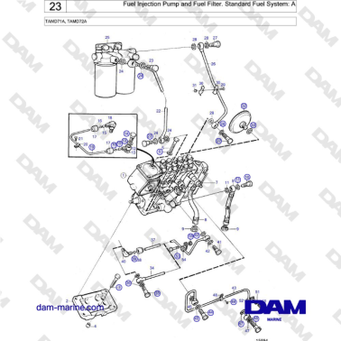 Volvo Penta TAMD71A - Fuel...