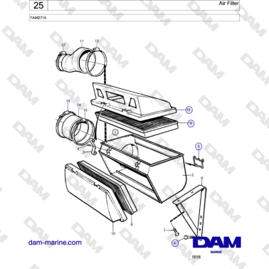 Volvo Penta TAMD71A - Air...