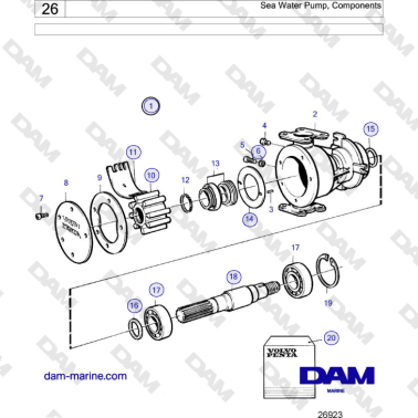 Volvo Penta TAMD71A - Bomba...