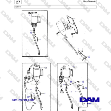 Volvo Penta TAMD71A - Stop...