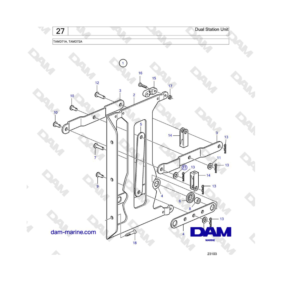 Volvo Penta TAMD71A - Dual Station Unit