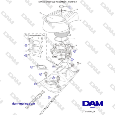 Crusader 5.7L Carburatore...
