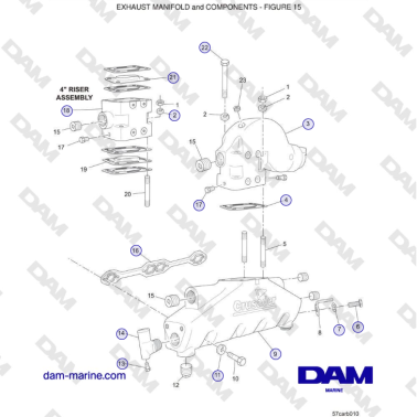 Crusader 5.7L Carburatore...