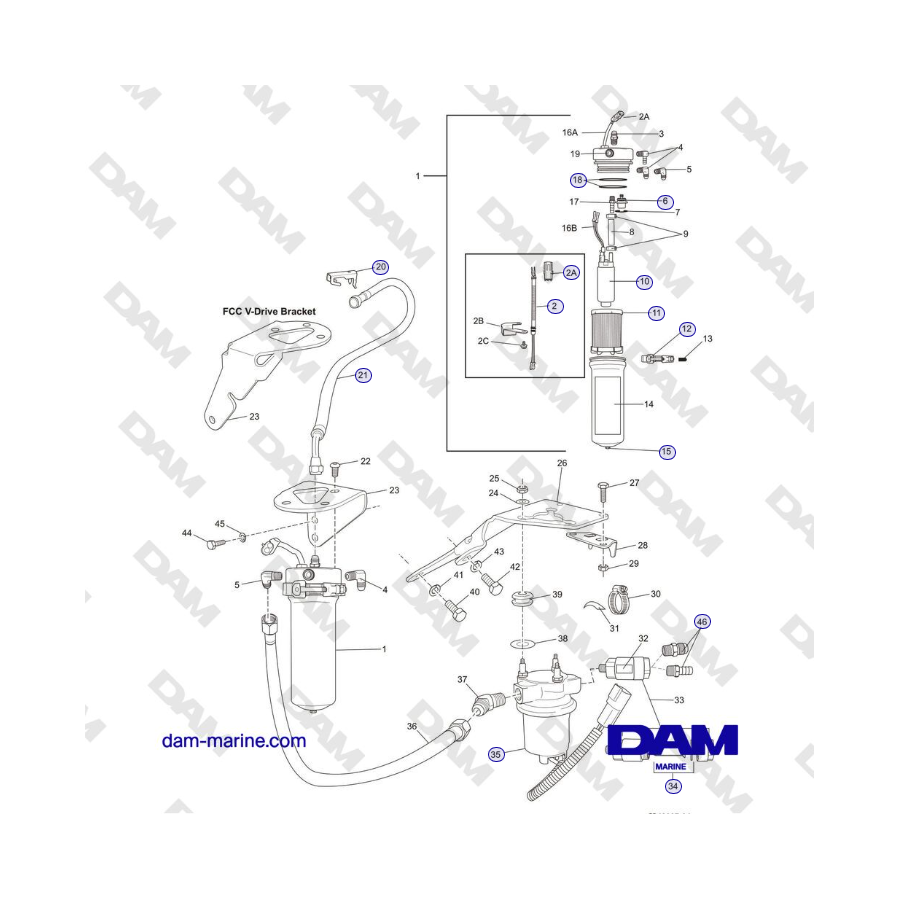 Crusader MP6.0L 2004-2005 MY - 2005 - COMPONENTES DE LA CELDA DE CONTROL DE COMBUSTIBLE (FCC)