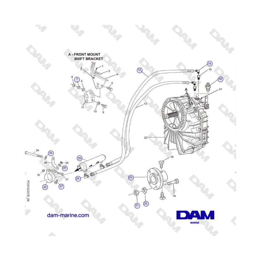 Crusader MP5.0 / 5.7L 2006 MY - TRASMISSIONE E COMPONENTI CORRELATI (CAMBIO HURTH)