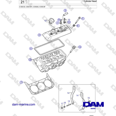 Volvo Penta 4.3L GXI-B -...