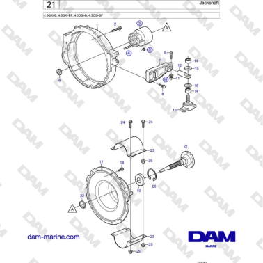 Volvo Penta 4.3L GXI-B -...