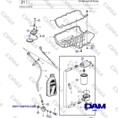 Volvo Penta 4.3L GXI-B -...