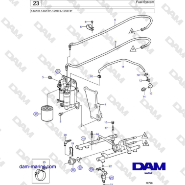 Volvo Penta 4.3L GXI-B -...