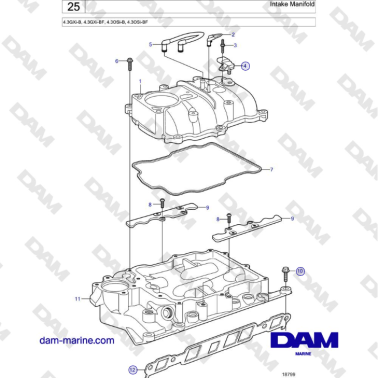 Volvo Penta 4.3L GXI-B -...