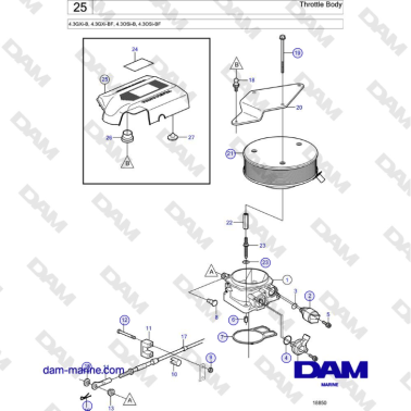 Volvo Penta 4.3L GXI-B -...