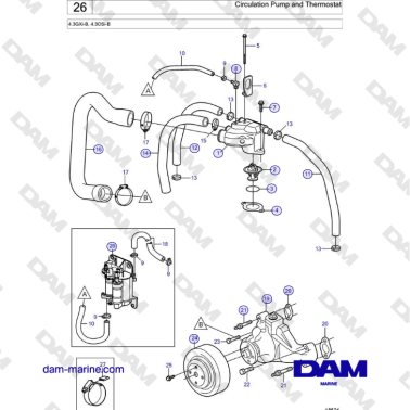Volvo Penta 4.3L GXI-B -...