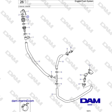 Volvo Penta 4.3L GXI-B -...