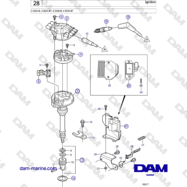 Volvo Penta 4.3L GXI-B -...
