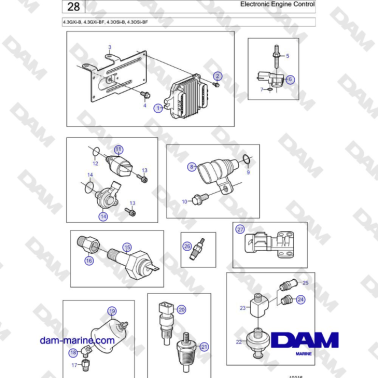 Volvo Penta 4.3L GXI-B -...