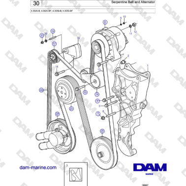 Volvo Penta 4.3L GXI-B -...