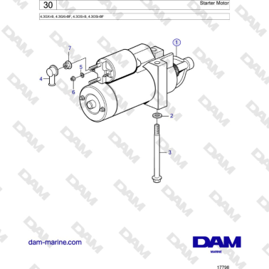 Volvo Penta 4.3L GXI-B -...
