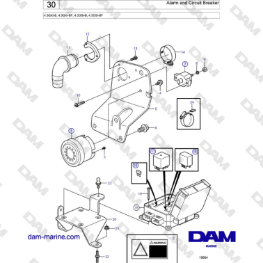 Volvo Penta 4.3L GXI-B -...