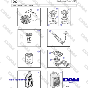 Volvo Penta 4.3L GXI-C -...