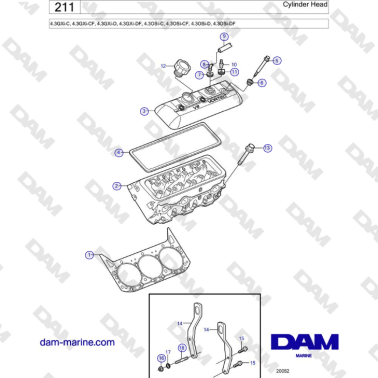 Volvo Penta 4.3L GXI-C -...