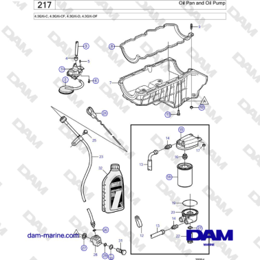 Volvo Penta 4.3L GXI-C -...