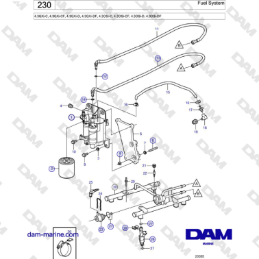 Volvo Penta 4.3L GXI-C -...