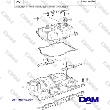 Volvo Penta 4.3L GXI-C -...