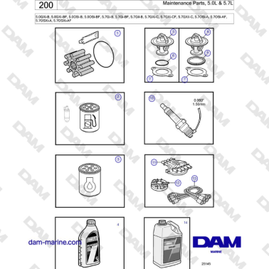 Volvo Penta 5.0L GXI-B -...
