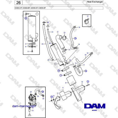 Volvo Penta 5.0GXi-CF,...