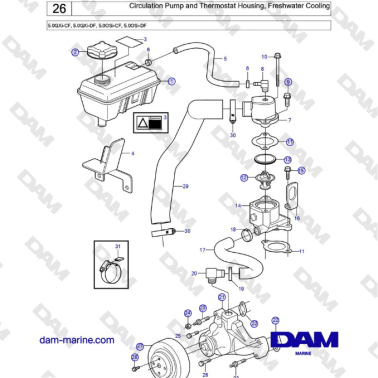 Volvo Penta 5.0GXi-CF,...