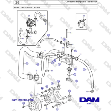 Volvo Penta 5.0GXi-C,...
