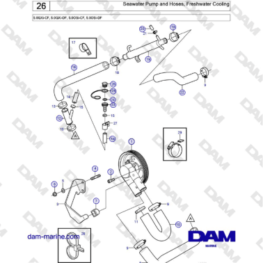 Volvo Penta 5.0GXi-CF,...