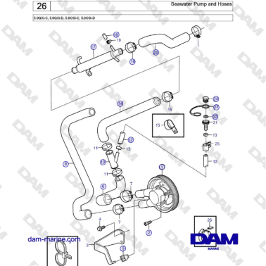 Volvo Penta 5.0GXi-C,...