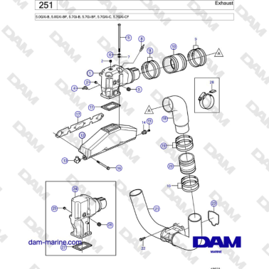 Volvo Penta 5.0L GXI-B /...
