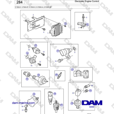Volvo Penta 5.7L GXI-C -...