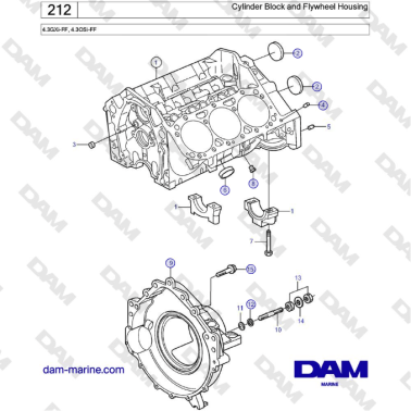 Volvo Penta 4.3GXi-FF,...