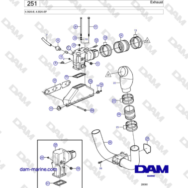 Volvo Penta 4.3L GXI-E /...