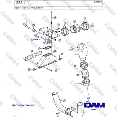 Volvo Penta 4.3GXi-F,...