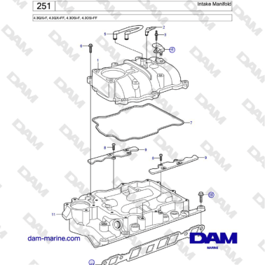 Volvo Penta 4.3GXi-F,...