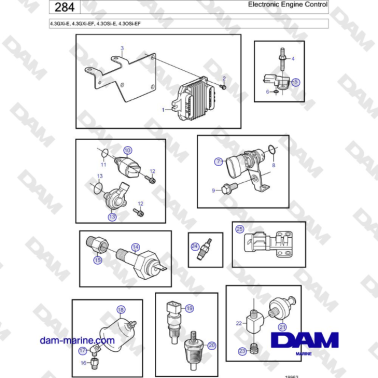 Volvo Penta 4.3L GXI-E /...