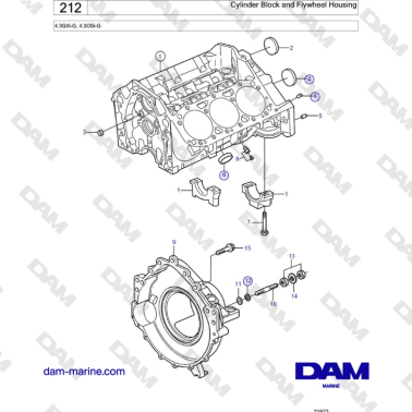 Volvo Penta 4.3L GXI-G -...