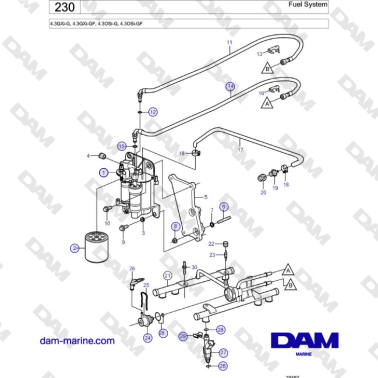 Volvo Penta 4.3L GXI-G /...
