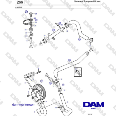 Volvo Penta 4.3L GXI-GF -...