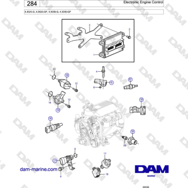 Volvo Penta 4.3L GXI-G /...